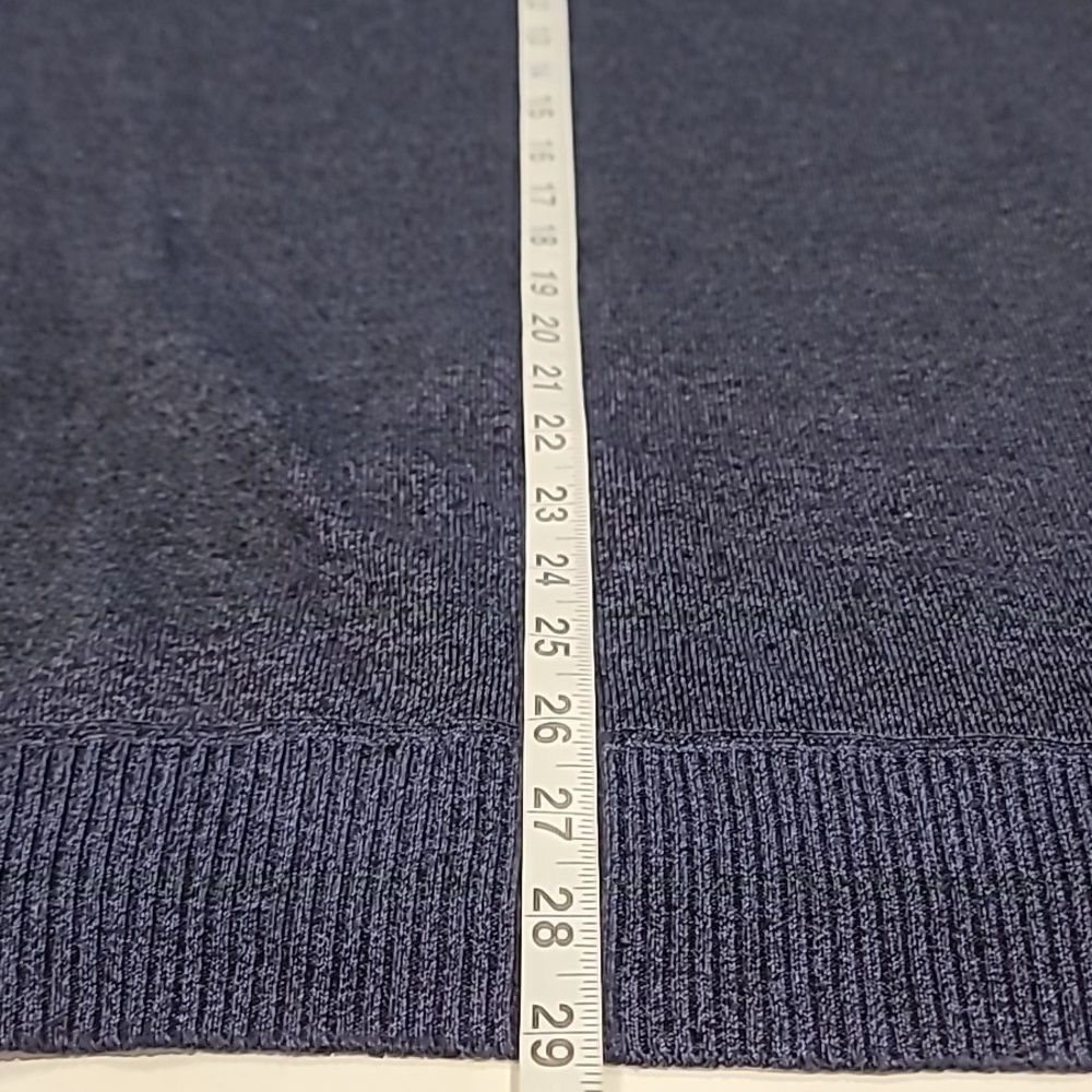 Alberto Cardinali Quarter-Zip Sweater Stripe Blue XL - Picture 9 of 9